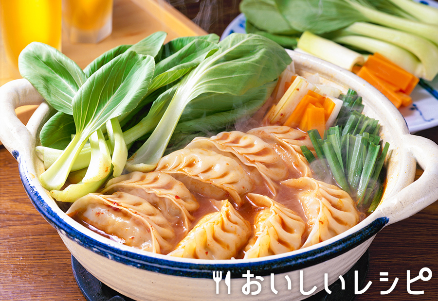 餃子のキムチ鍋