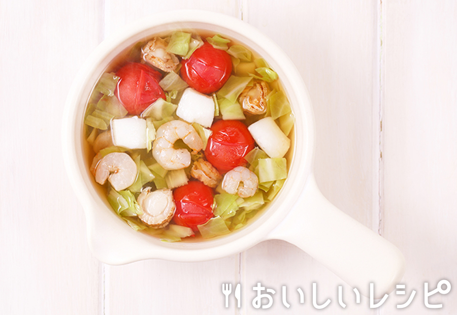 myおかずスープ　シーフード＆トマト