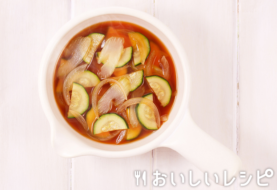 myおかずスープ　ズッキーニ＆香味野菜