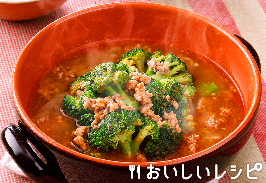冷凍野菜を使って！ブロッコリーの担々ごま鍋